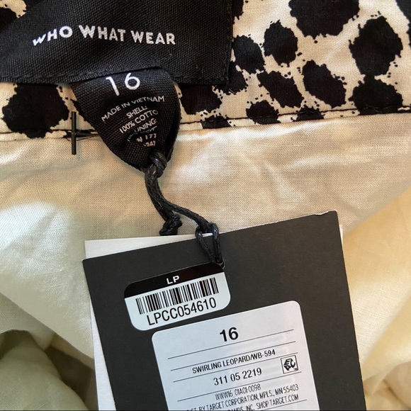 Who What Wear Leopard Print Ruffled Midi Skirt - Picture 9 of 9